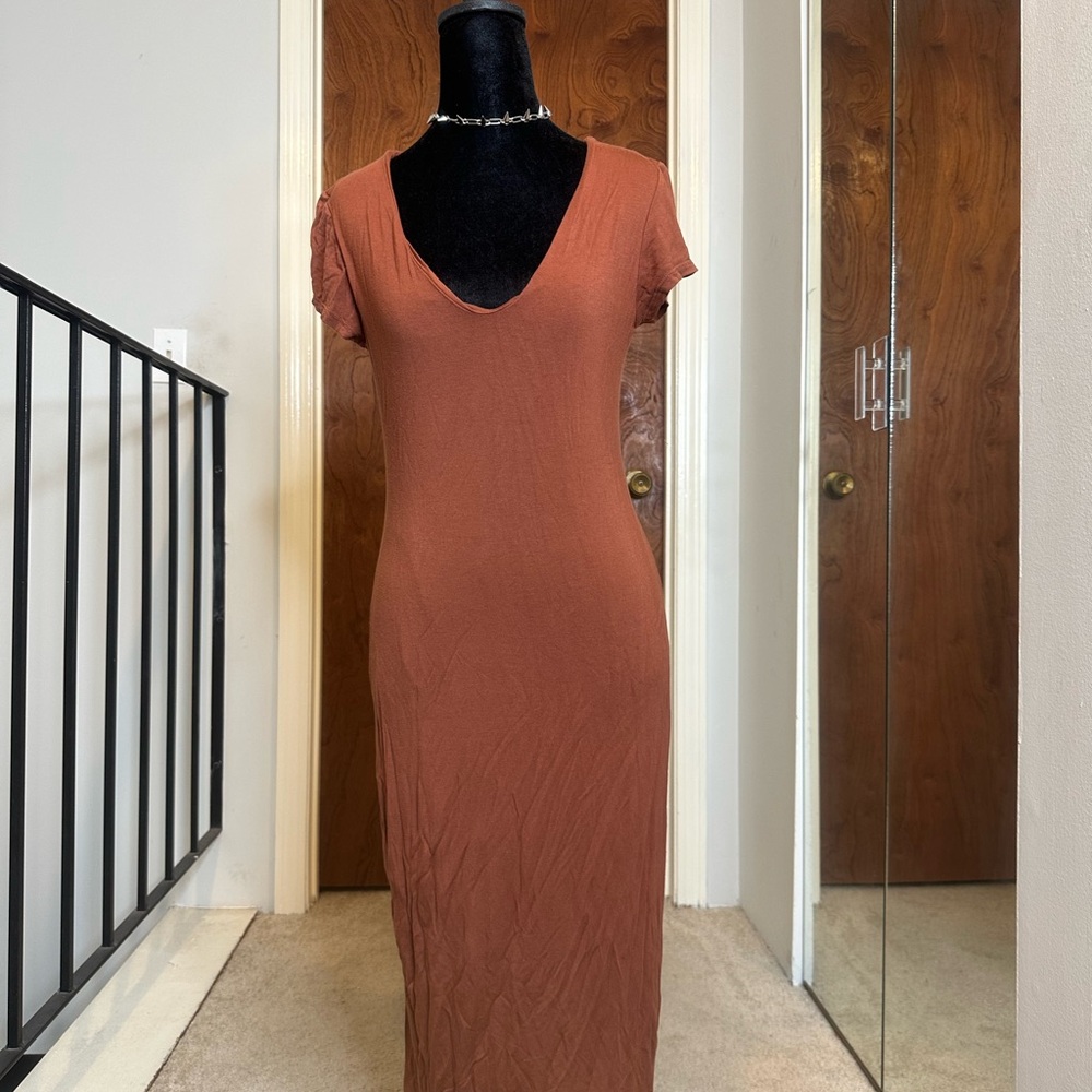 See You Monday Terracotta Maxi Dress